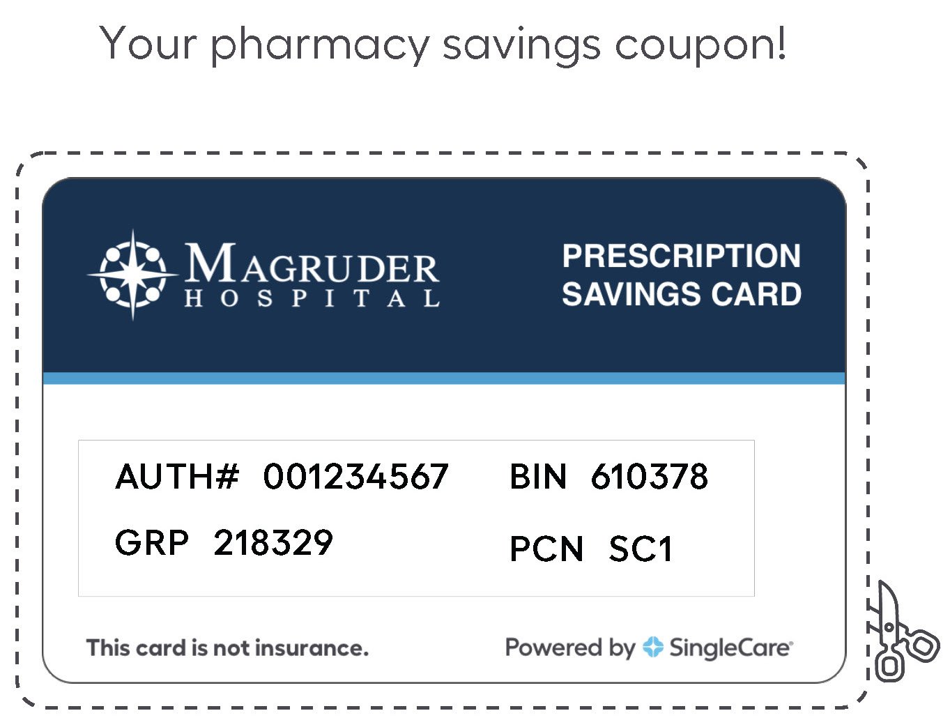 Prescription Savings Card