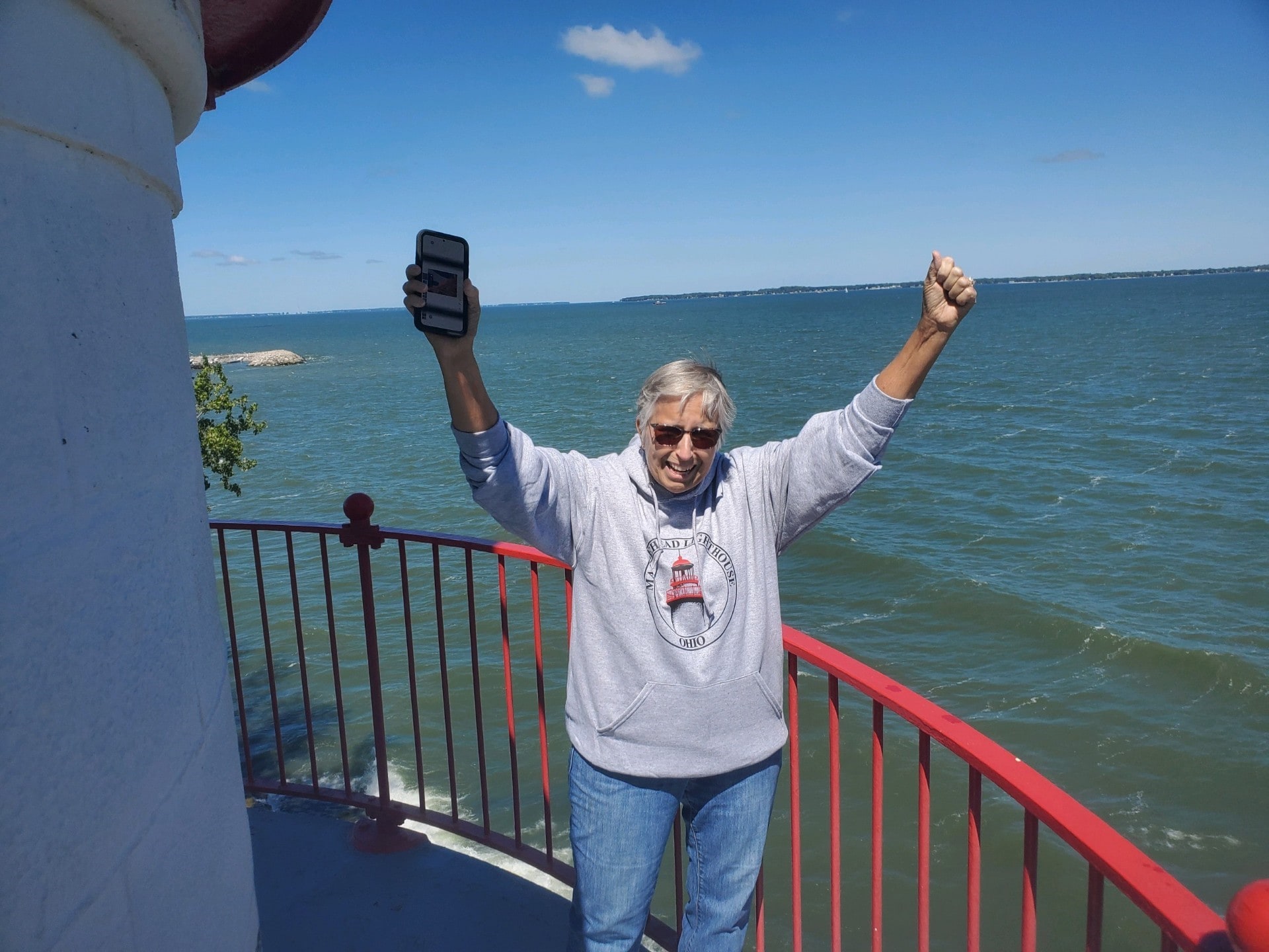 Gail Ware's Victory at the Marblehead Lighthouse